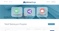 Desktop Screenshot of mimariproje.com