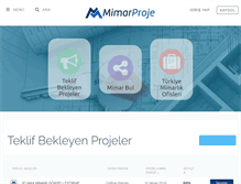 Tablet Screenshot of mimariproje.com